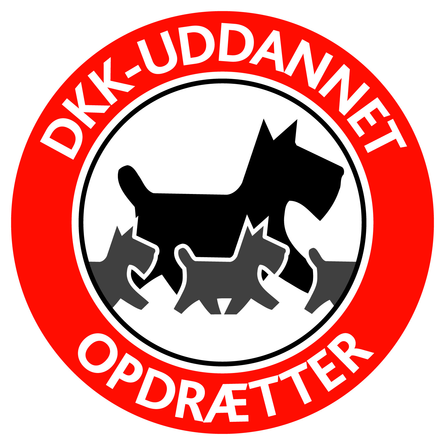 DKK uddannet opdraetter-logo